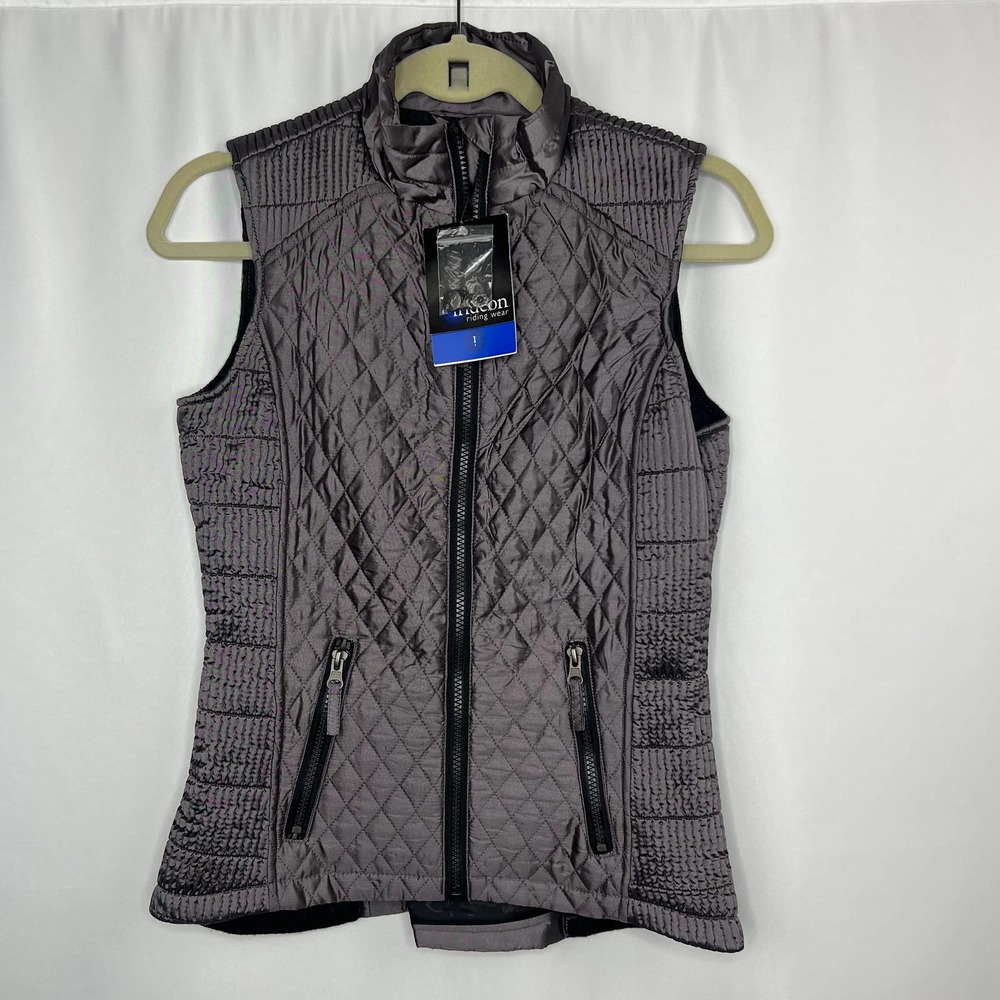 New Irideon Sleeveless Zip Front Sleeveless Horseback Riding Vest Size Small